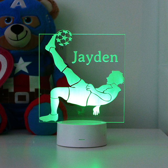 Personalised Football Night Light