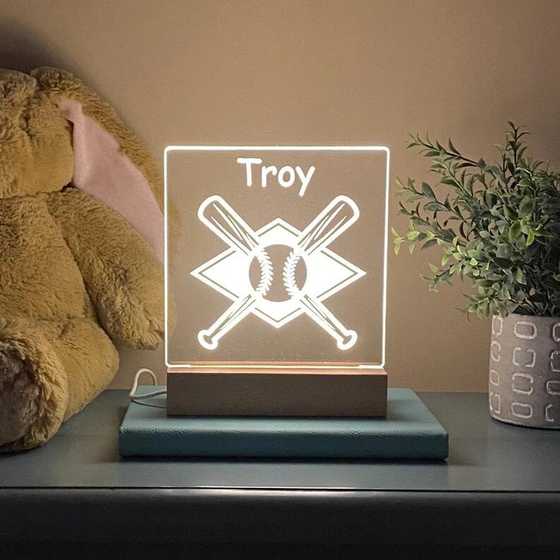 Baseball Night Light