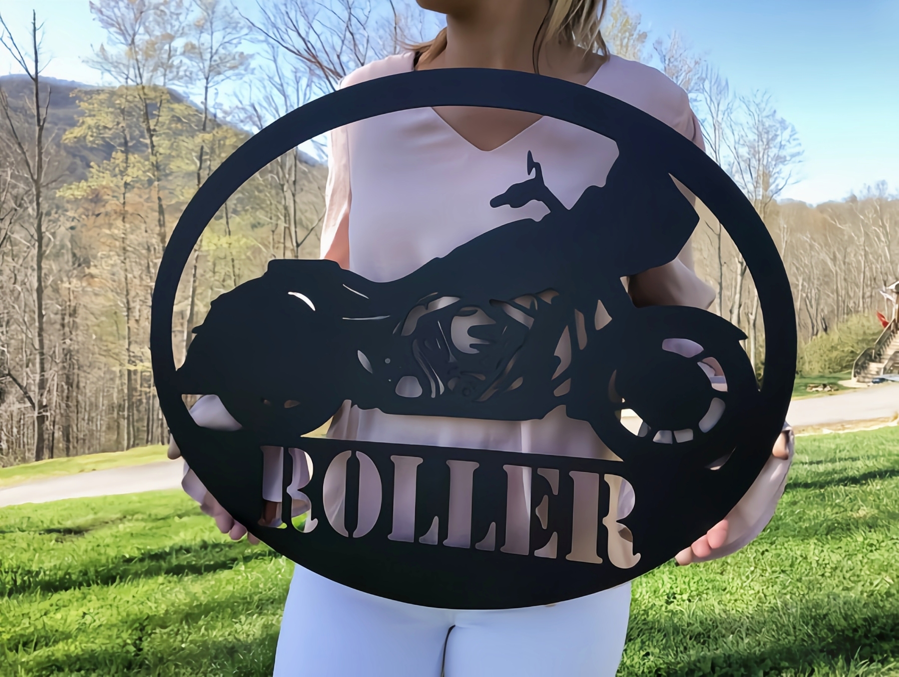 💝【BUY 2 Free Shipping】💝Custom Name Sign For Motorcycle Lovers -  Motorcycle Metal Sign