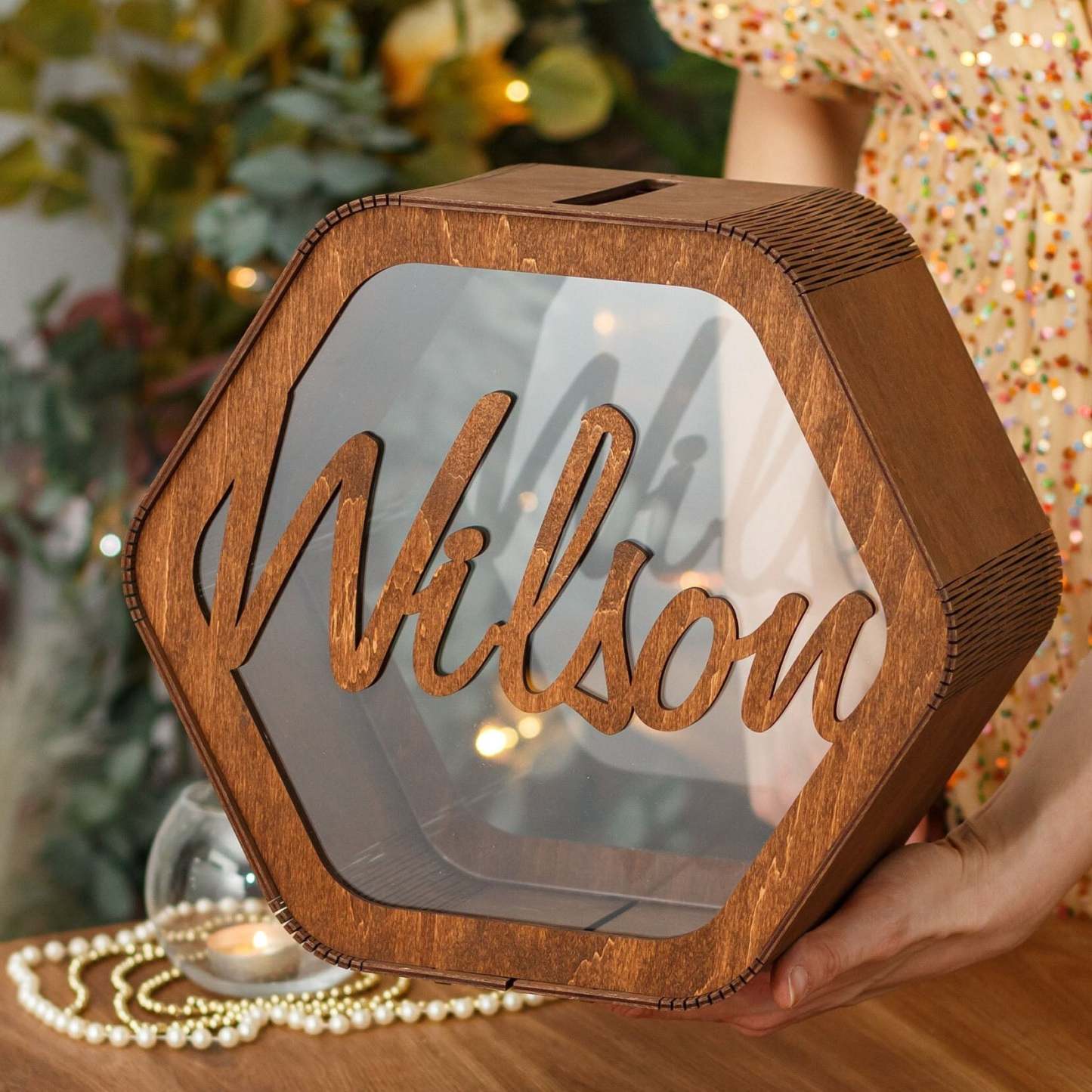 Personalized Wedding Card Box 💌 Custom Memory Box