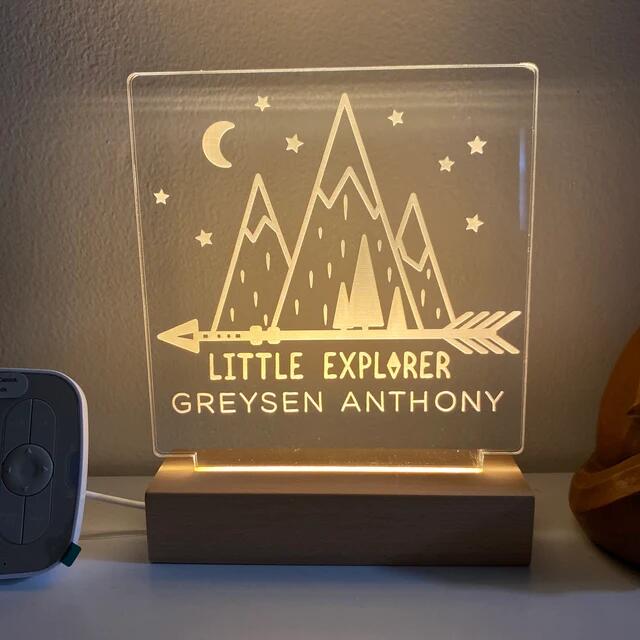 Little Explorer Mountain Night Light