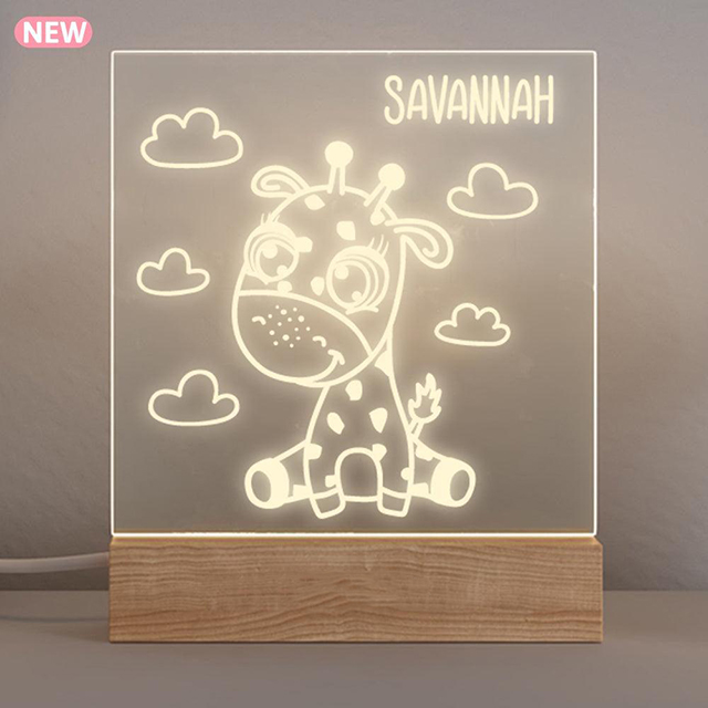 Giraffe - Personalized Night Light