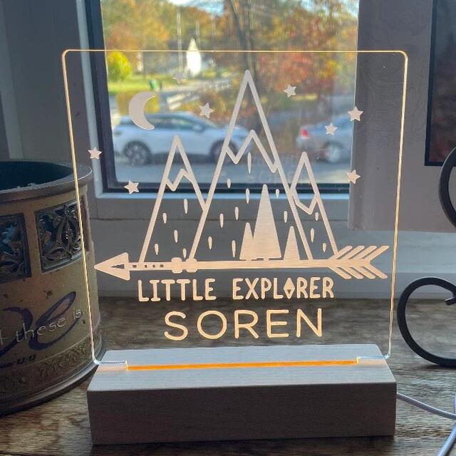 Little Explorer Mountain Night Light