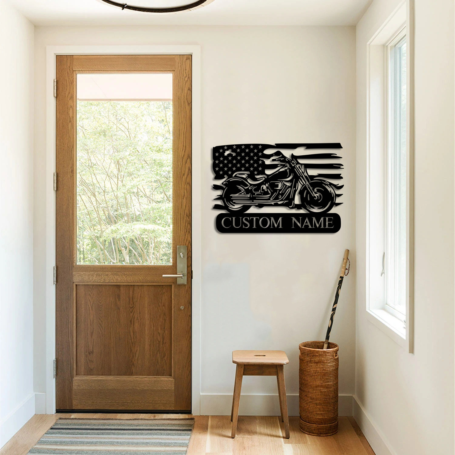 Motorcycle Art, Personalized Biker Gift