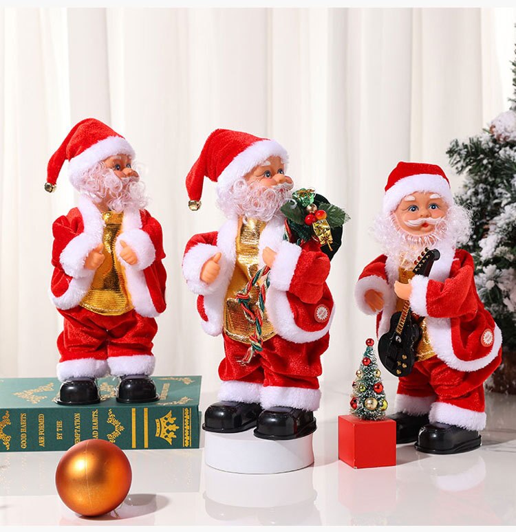 Christmas Electric Musical Hip Dancing Santa Claus Doll Toys