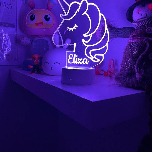 Unicorn Night Light | Kids Bedroom Decor