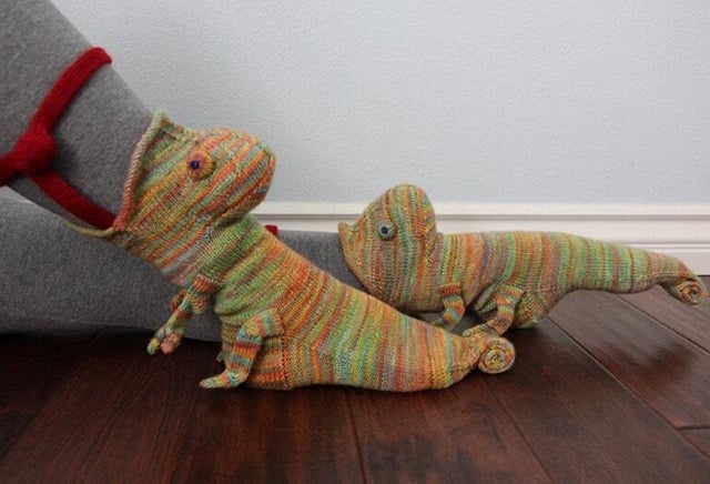 Hot Sale- 3D Knit Crocodile Socks