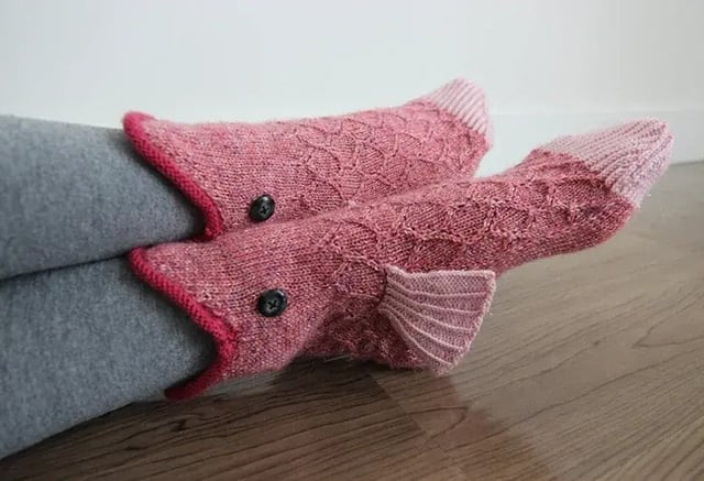 Hot Sale- 3D Knit Crocodile Socks
