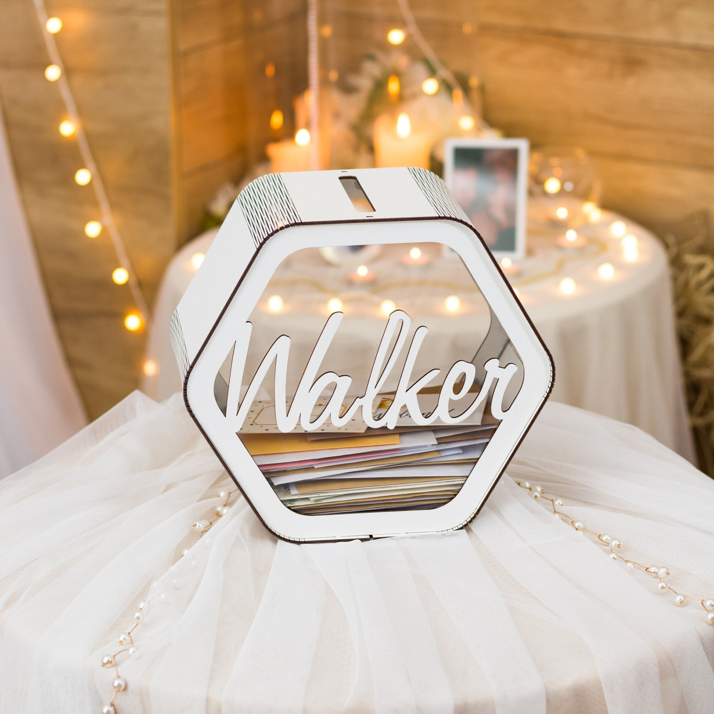 Personalized Wedding Card Box 💌 Custom Memory Box