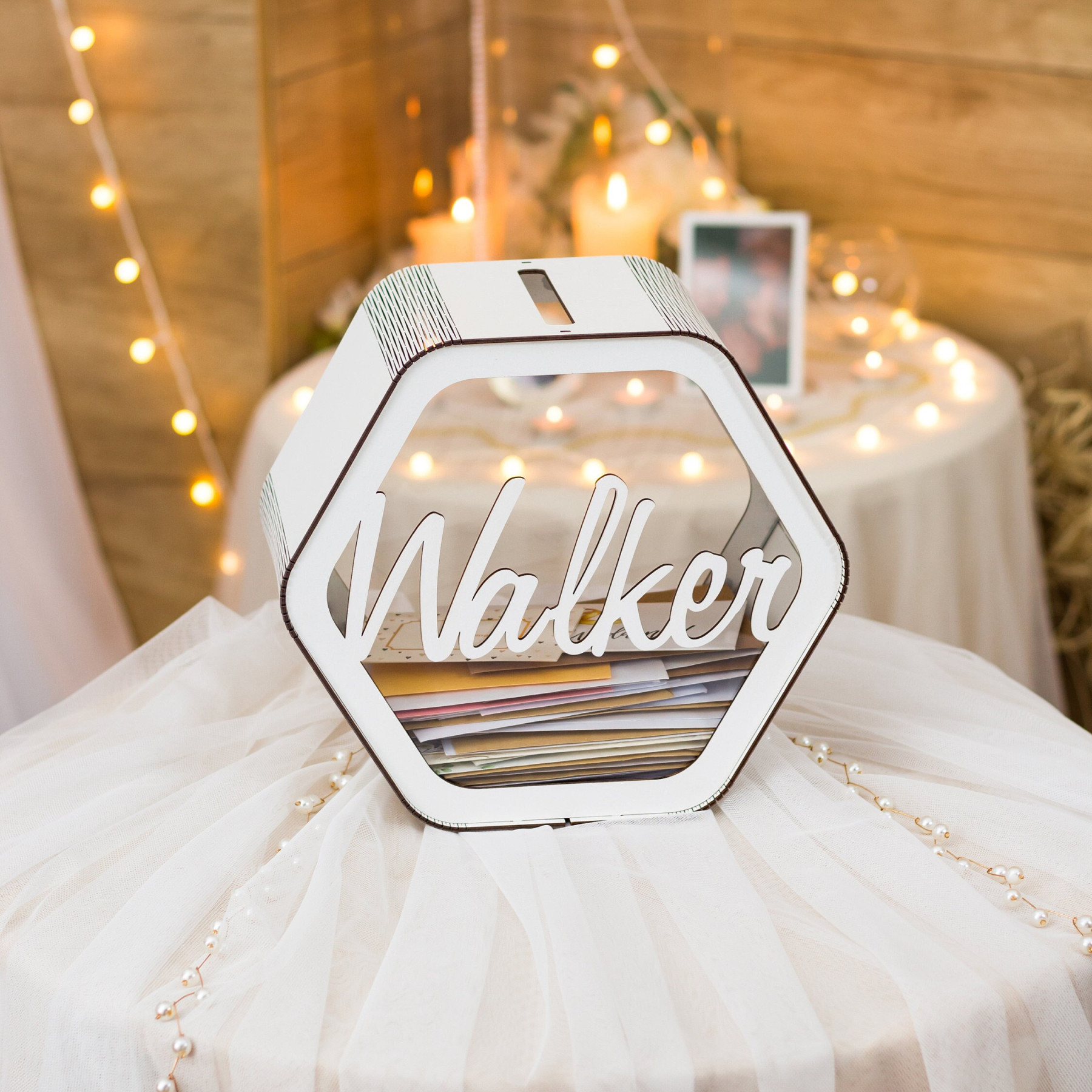 Personalized Wedding Card Box 💌 Custom Memory Box