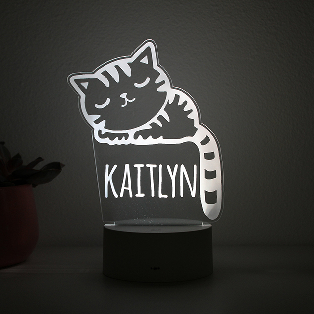 Sleeping Kitty Night Light