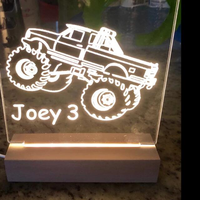 Monster Truck Night Light