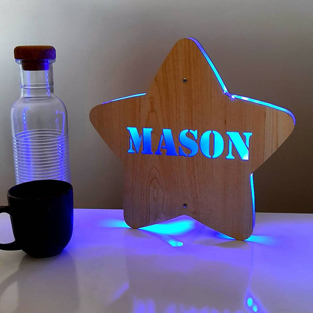 Children's room night light, personalized gift for children