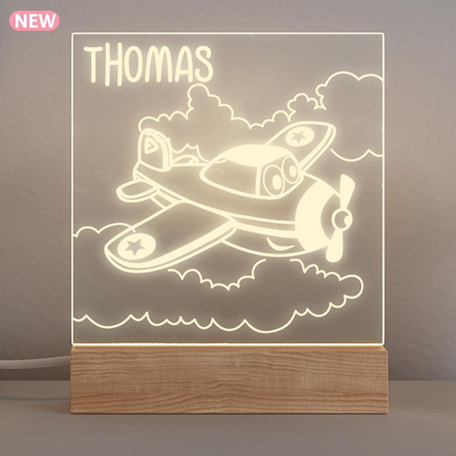 Airplane - Personalized Night Light