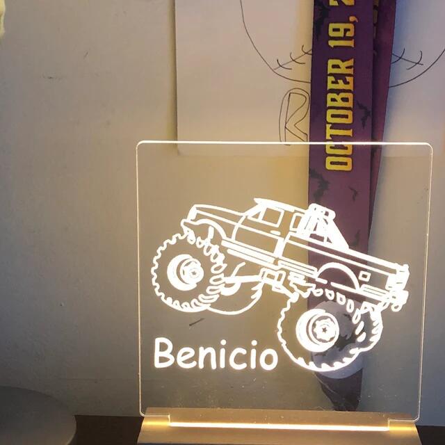 Monster Truck Night Light