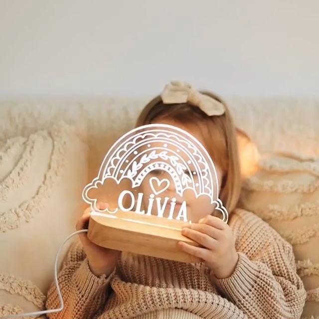 Cute Rainbow Night Light