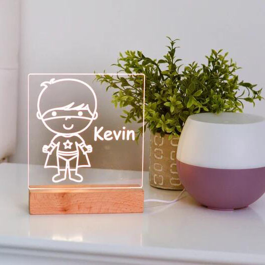 Superhero Kids Night Light