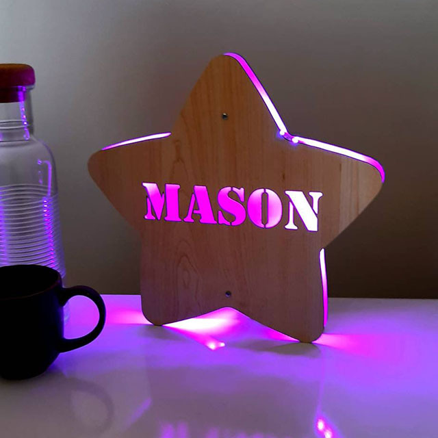 Children's room night light, personalized gift for children