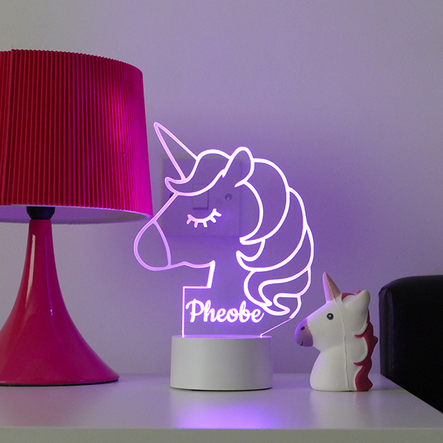 Unicorn Night Light | Kids Bedroom Decor