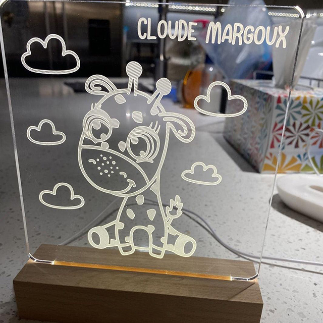 Giraffe - Personalized Night Light