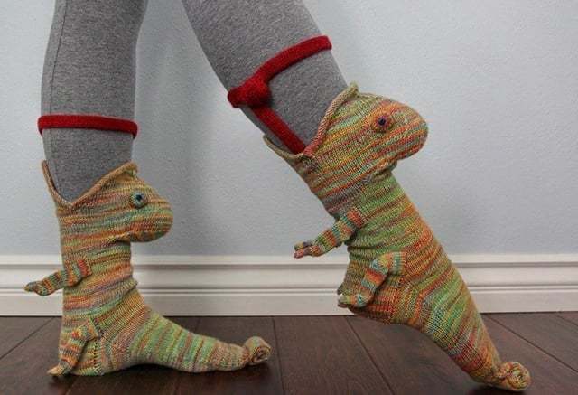 Hot Sale- 3D Knit Crocodile Socks