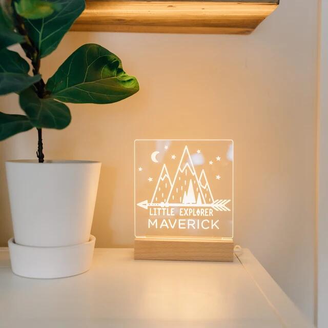Little Explorer Mountain Night Light