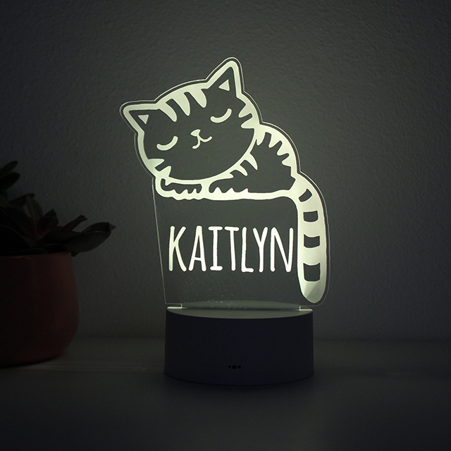 Sleeping Kitty Night Light