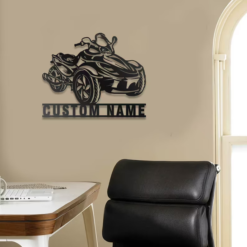 Family Name Sign - Motorcycle Metal Sign