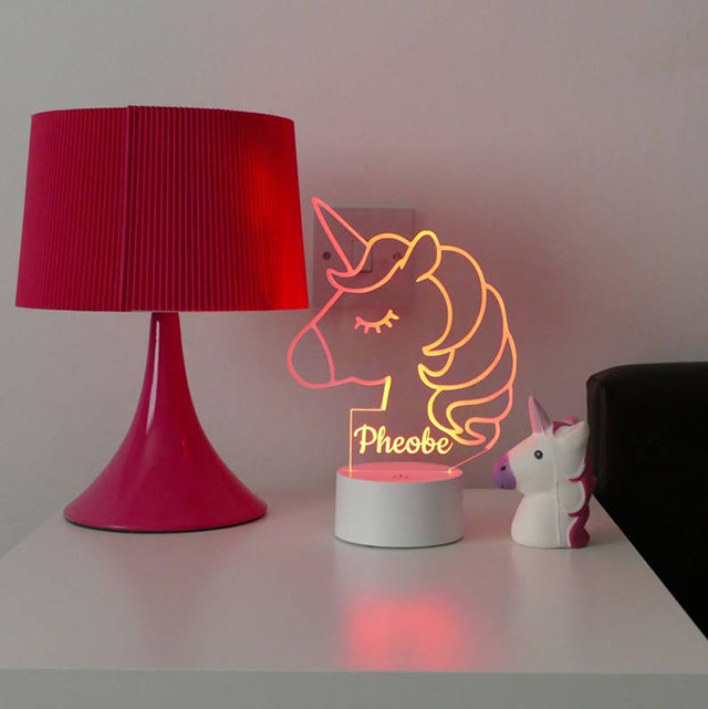 Unicorn Night Light | Kids Bedroom Decor