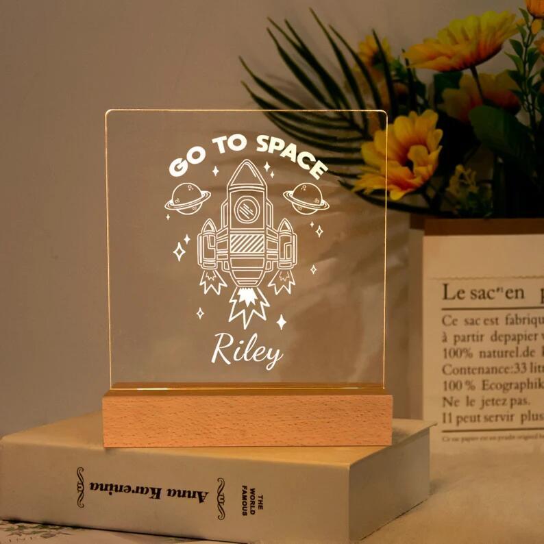 Custom Rocket Night Light