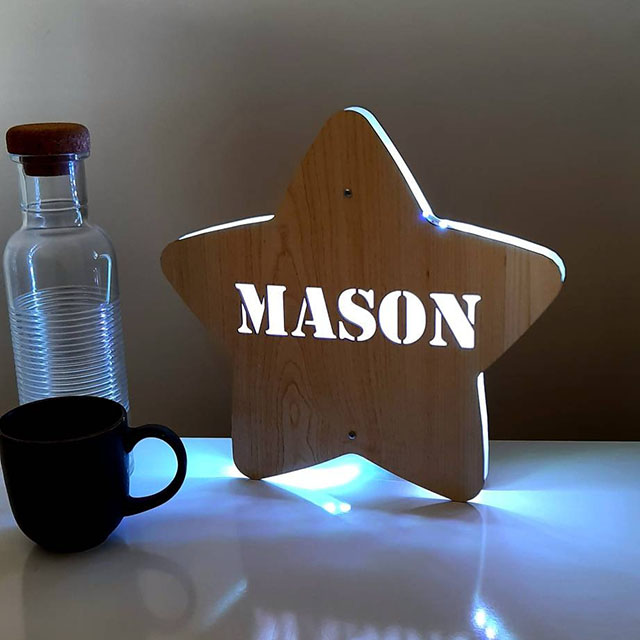 Children's room night light, personalized gift for children