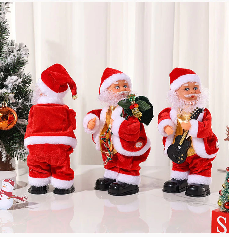 Christmas Electric Musical Hip Dancing Santa Claus Doll Toys