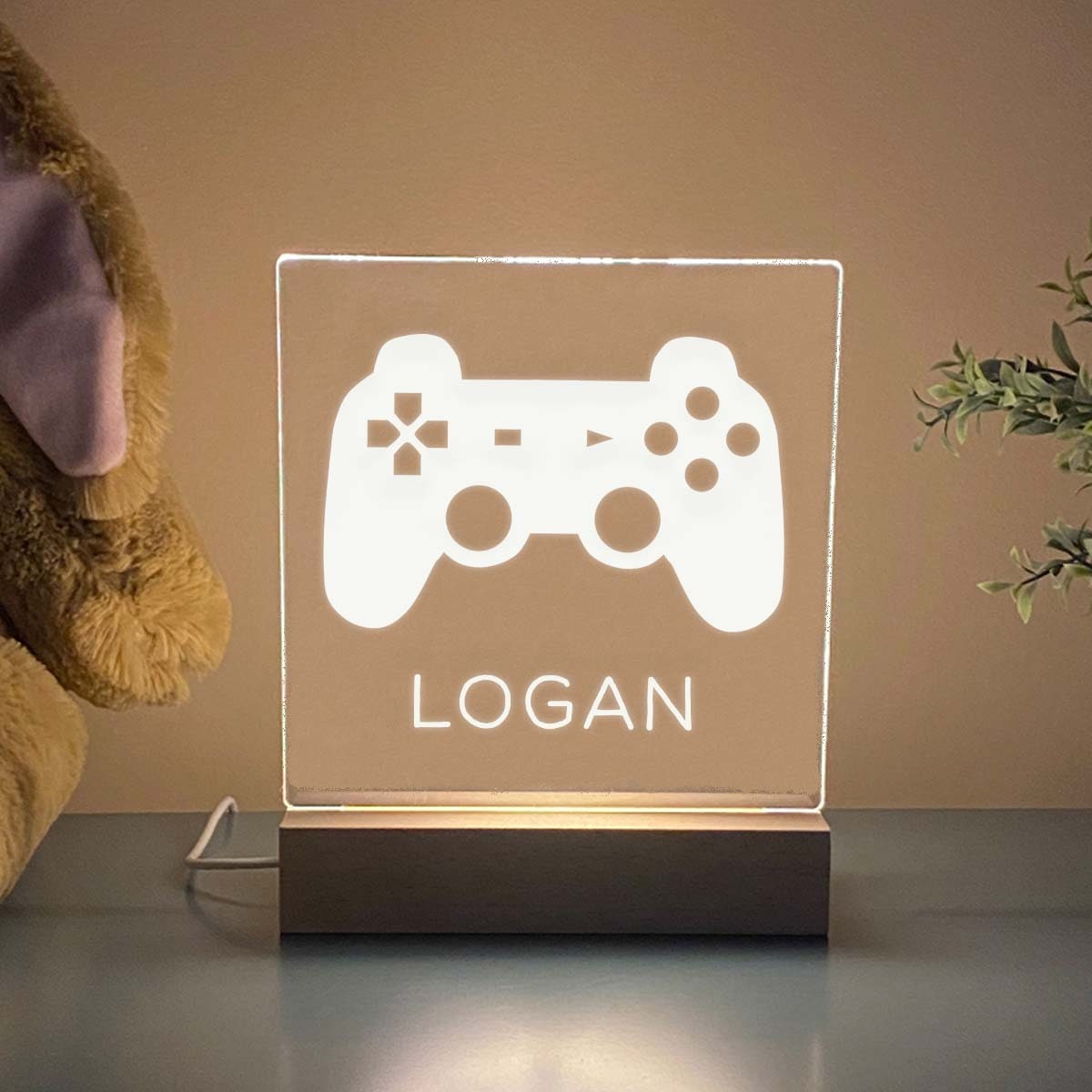 Video Gamer Controller Night Light