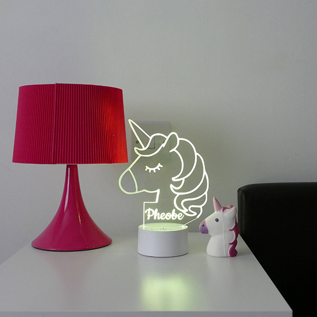 Unicorn Night Light | Kids Bedroom Decor