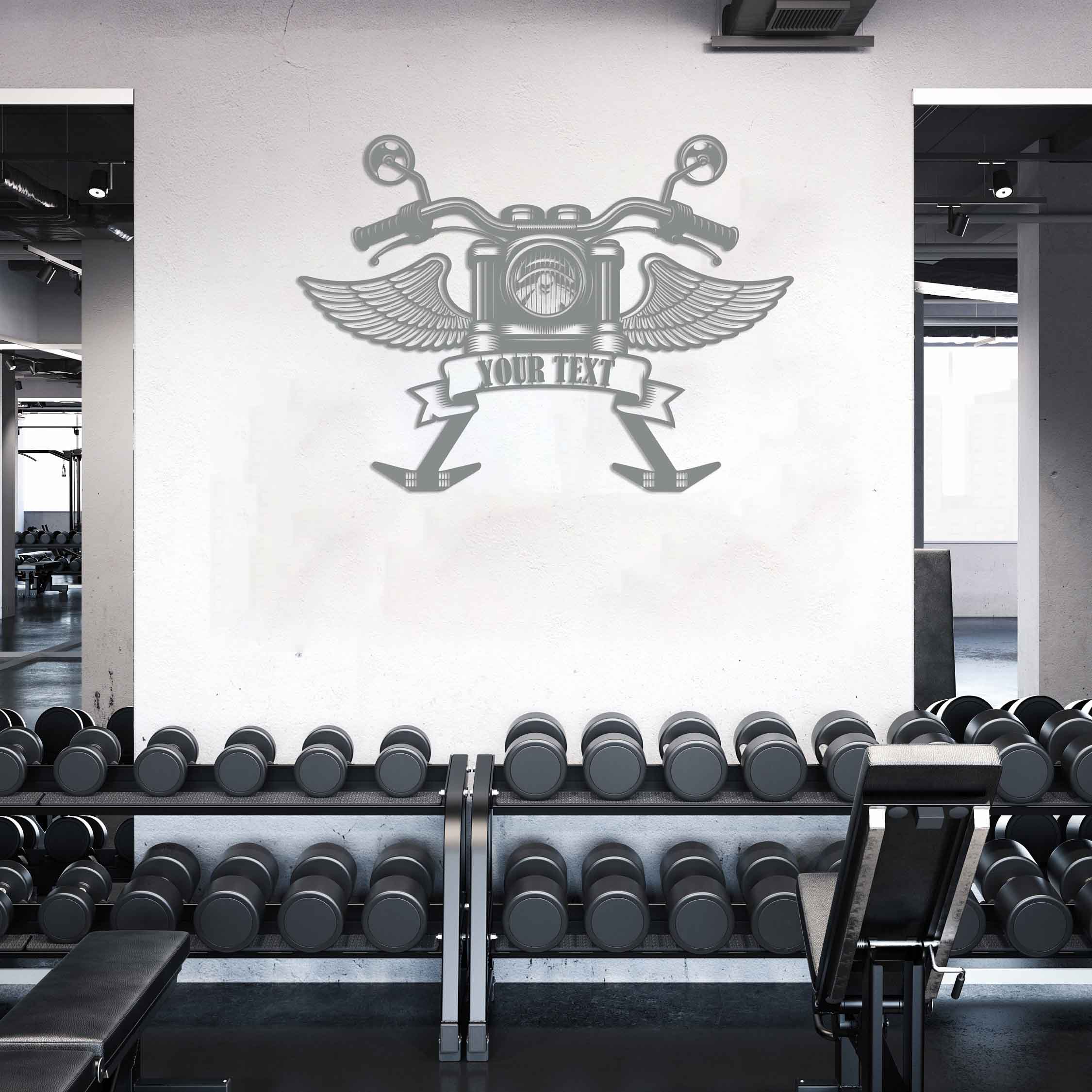 🏍Custom Helmet Holder, Metal Motorcycle Wall Decor