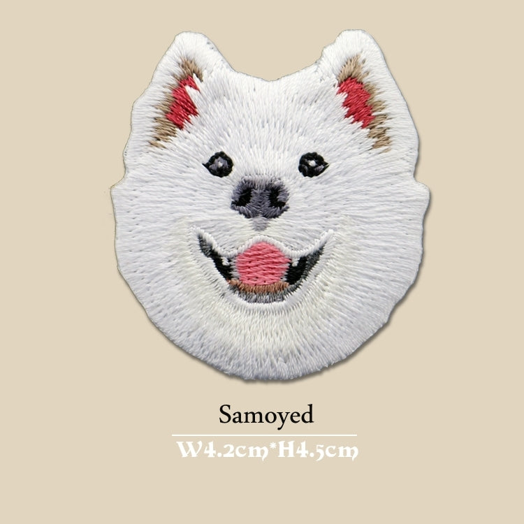 Samoyed Iron on Patch Sew on embroidered patches