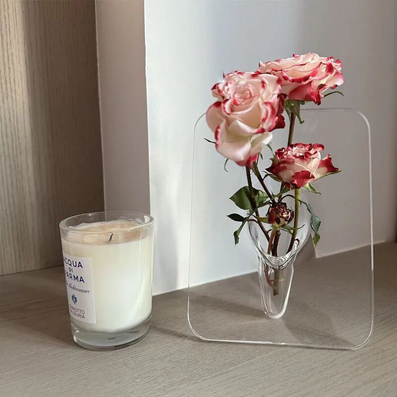 🔥Limited Time Sale 🎁Buy 1 Get 1 Free - Acrylic photo frame vase
