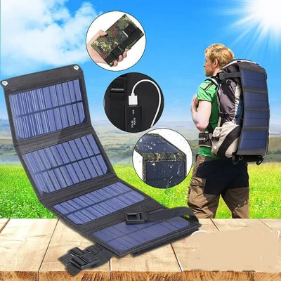 🔥Summer Sale 49% Off🔥USB port 20W5V portable solar foldable battery panel🌞