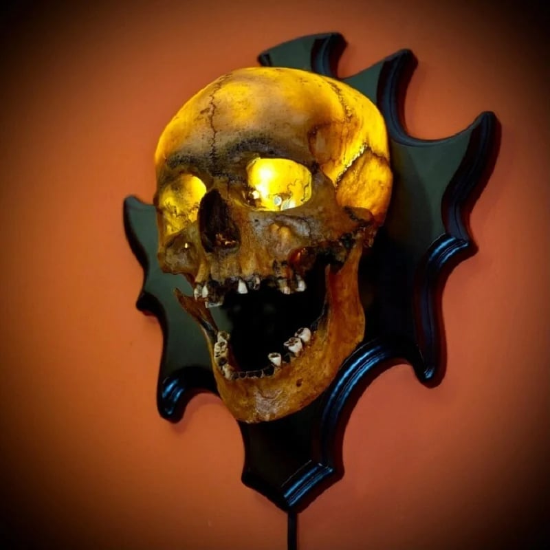 2023 Early Halloween SalesSkull lamp“Singing head”night light