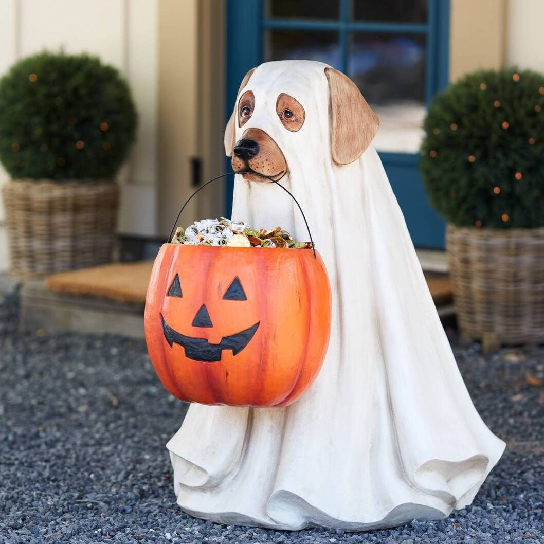 (🎃Halloween Hot Sale 49% OFF🎃) GHOST DOG CANDY BOWL
