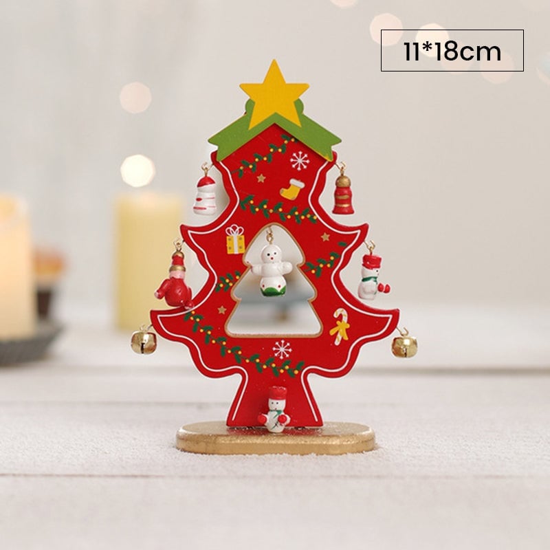 🎄DIY Wooden Mini Christmas Tree Set