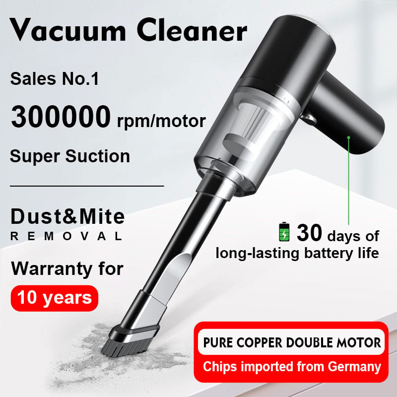 Last Day Promotion 50% OFF - Wireless Handheld Car Vacuum Cleaner
