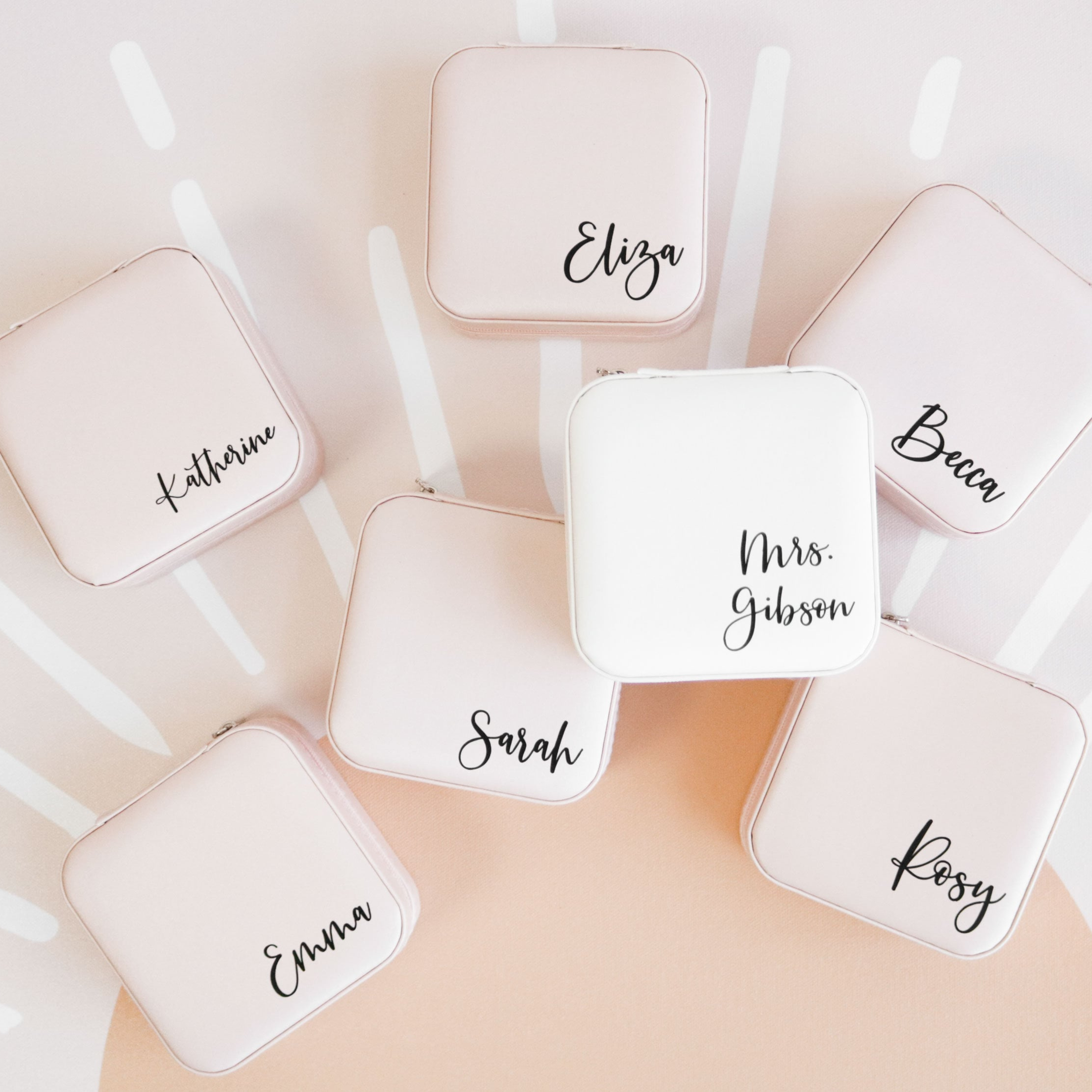 Personalized Wedding Jewelry Box for Unique & Love | JNSBag02