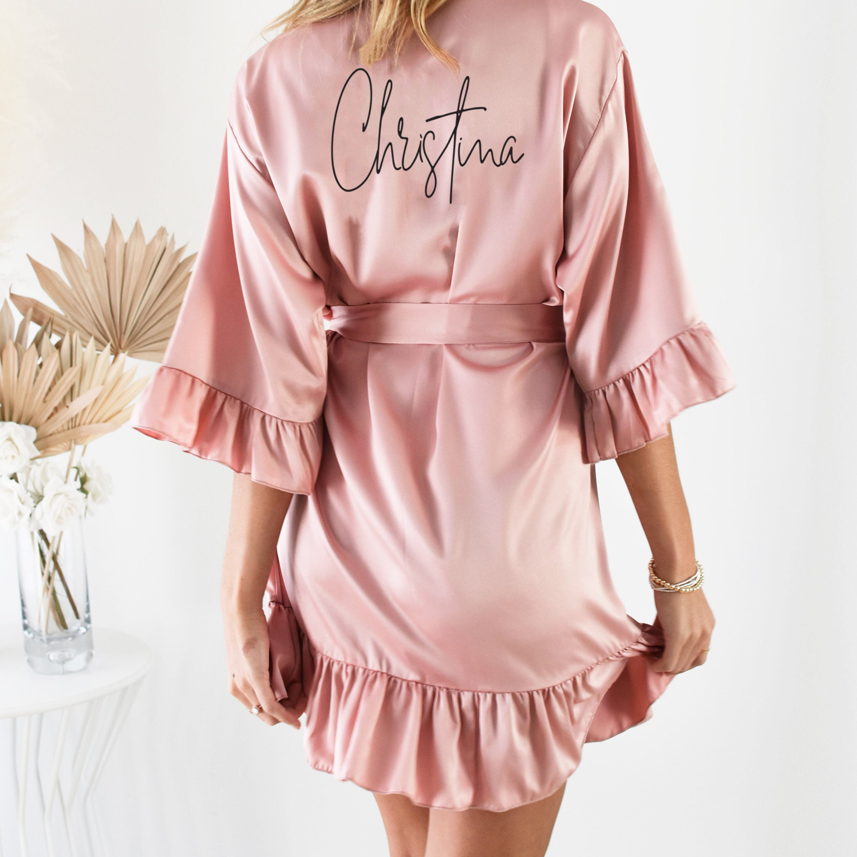 Personalized Wedding Bride/Bridesmaid Robe for Unique & Love | JNSCloth01