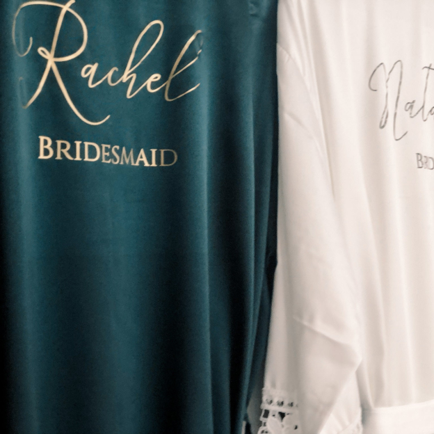 Personalized Wedding Bride/Bridesmaid Robes for Unique & Love | JNSCloth04