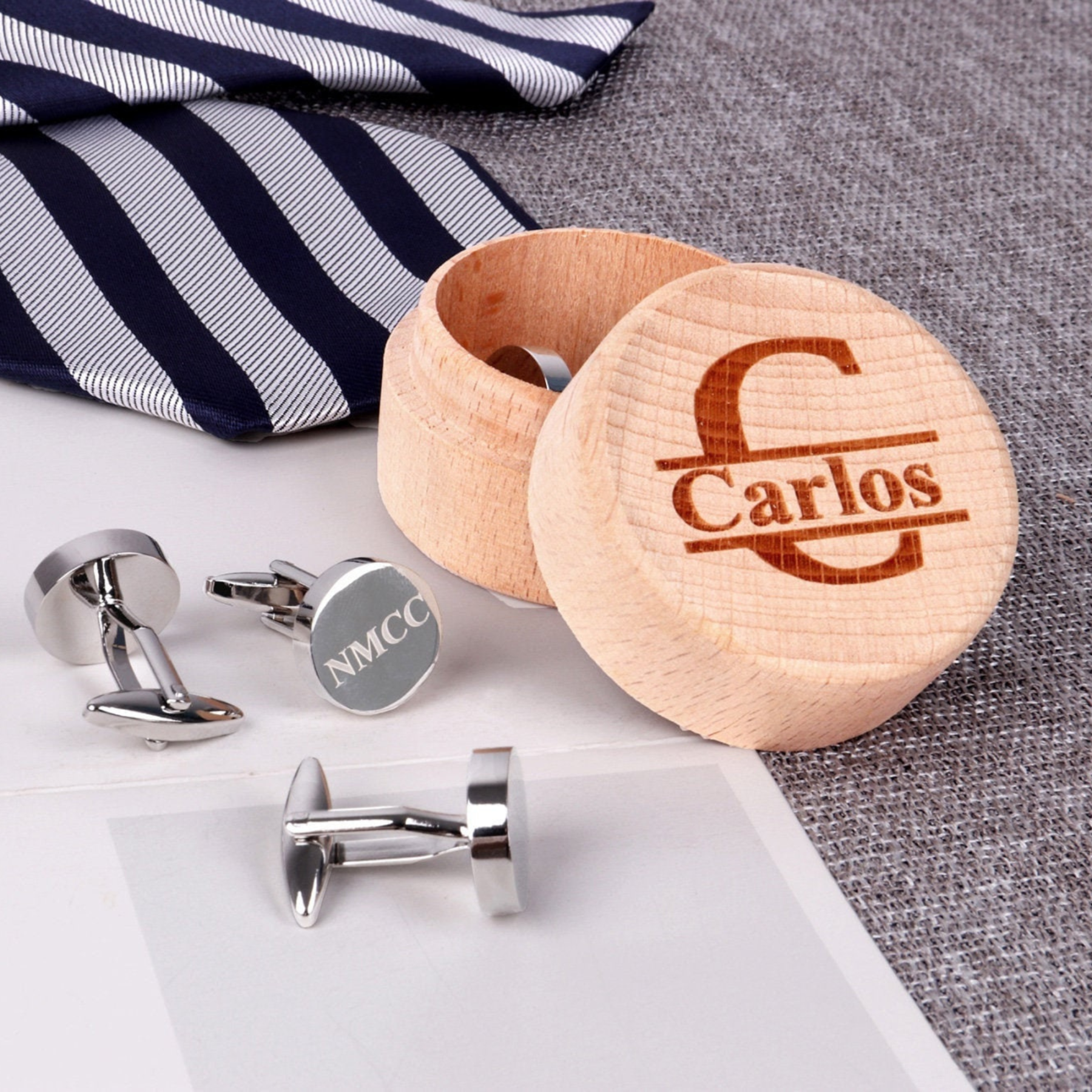 Personalized Monogram Cufflinks for Unique & Love | JNSDec12