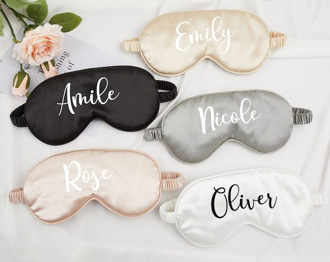Personalized Wedding Bride/Bridesmaid Eye Masks for Unique & Love | JNSCloth02