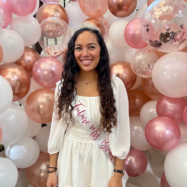 Personalized Wedding Bride/Bridesmaid Sash for Unique & Love | JNSCloth03