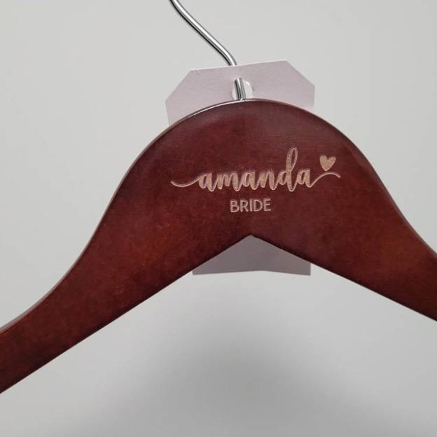 Personalized Wedding Hangers for Unique & Love | JNS001