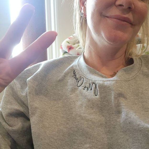 Personalized Mrs. Embroidered Sweatshirt for Unique & Love | JNSCloth07